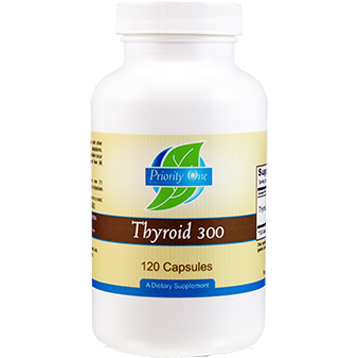 Priority One Thyroid 300mg 120 capsules