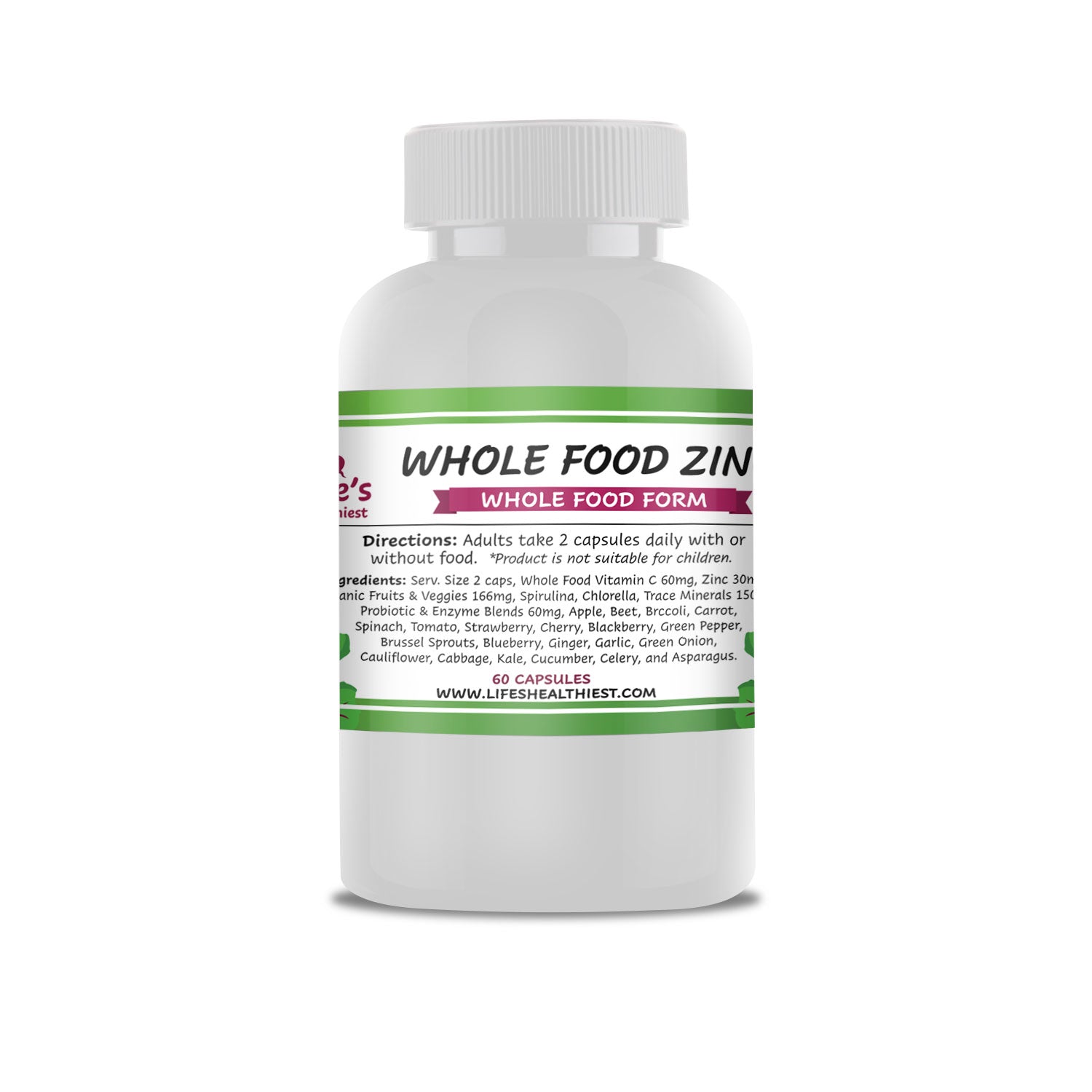 Zinc (Whole Food, Thyroid Capsules, Drops, Testing) - 0