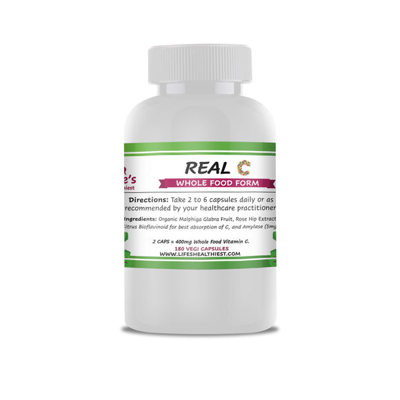 Life's Healthiest Real C Capsules (120)