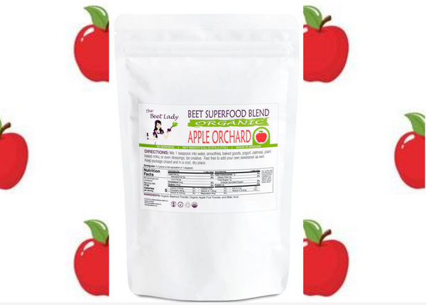 The Beet Lady APPLE ORCHARD Beet Food Nutritional Therapy Powder for fighting mold, yeast and bacteria 6 oz