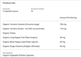 Organic India Turmeric Formula Joint Mobility - 0