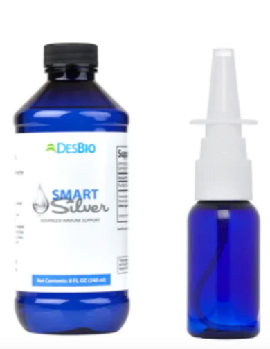 x		old	KFD	DesBio Smart Silver Liquid 8.0 fl oz + Nasal Sprayer